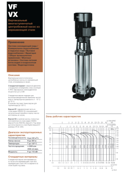 Вертикальный многоступенчатый насос Hydroo VX5-21R 0300 T 2340 5 2 IE3